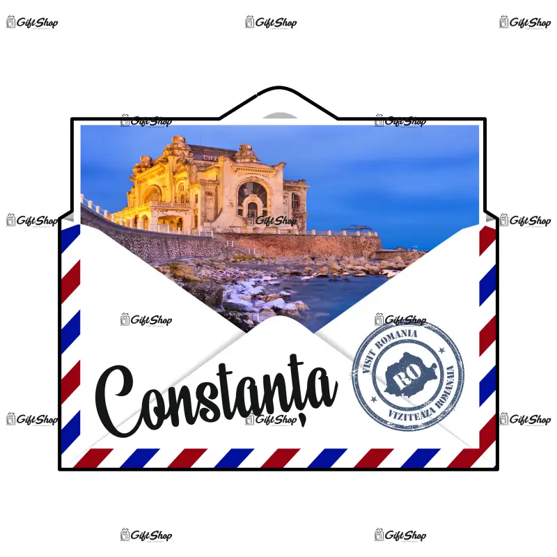 Constanta romania, plic, magnet frigider mgs098